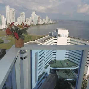Con Hermosa Vista Al Mar En El Laguito Piso 19 Cartagena
